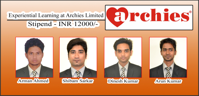 Experiential Learning at Archies Limited