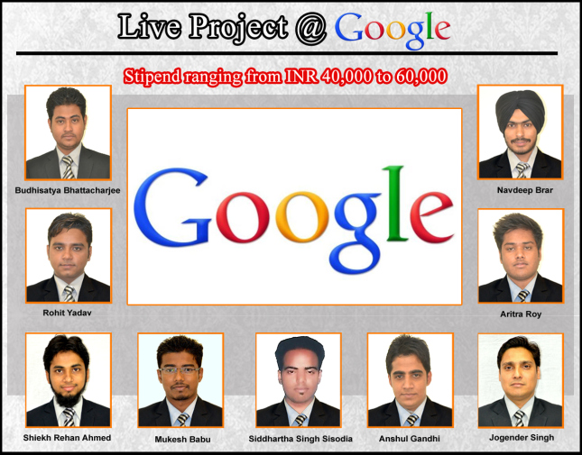 Live Project @ GOOGLE