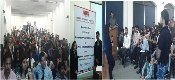 Student Speak: An interactive session with the Summer Internship Program Achievers