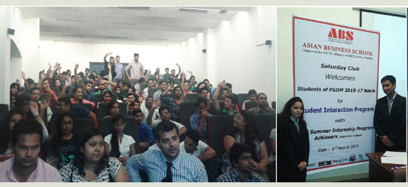 Student Speak: An interactive session with the Summer Internship Program Achievers