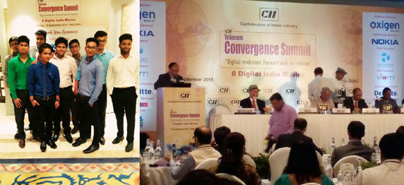 ASIANITES AT THE CII SPONSORED “TELECOM CONVERGENCE SUMMIT “ON SEPTEMBER 18, 2015