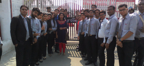 ASIAN BUSINESS SCHOOL ORGANISED AN INDUSTRIAL VISIT TO COCA COLA BEVERAGES PVT. LTD, DASNA, GHAZIABAD