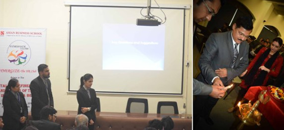 “SYNERGIZE” – HR CLUB ACTIVITY HELD IN ASIAN BUSINESS SCHOOL, NOIDA