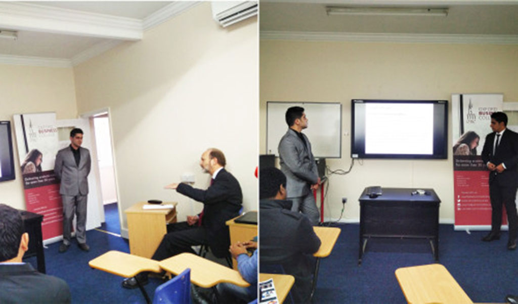 Project Presentations @ Oxford Business College