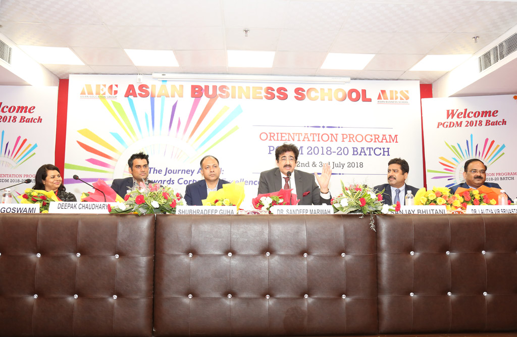 The President’s Message – Orientation Program PGDM 2018-2020