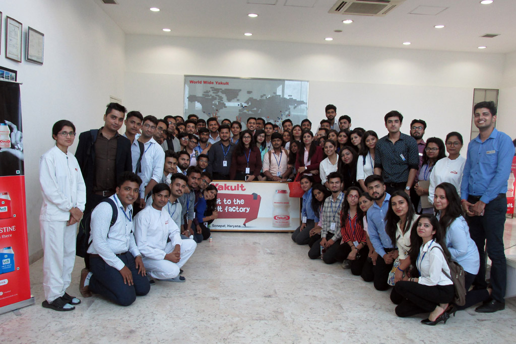 ABS PGDM 1st Semester Industrial Visit to Yakult & Danone Pvt Ltd.